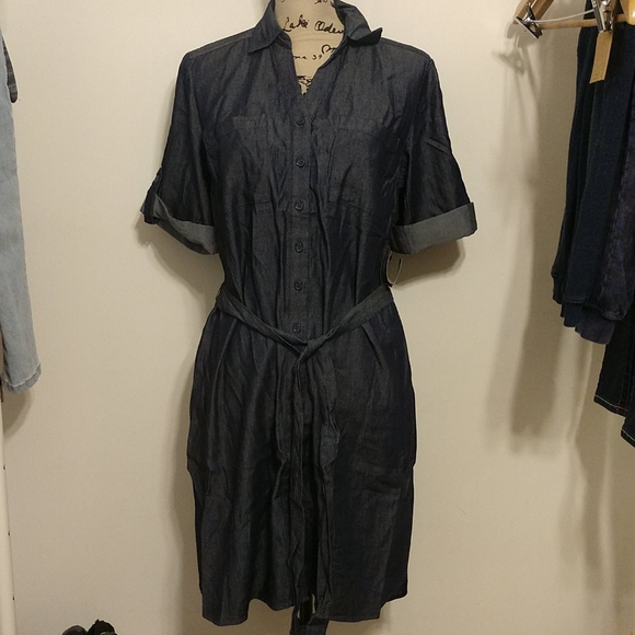 New York & Company Dresses & Skirts - 🎈💲NY& Company Denim Dress, NWT, Sz Medium